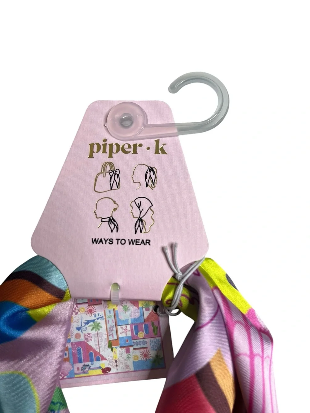 piper•k multicolor Printed Scarf